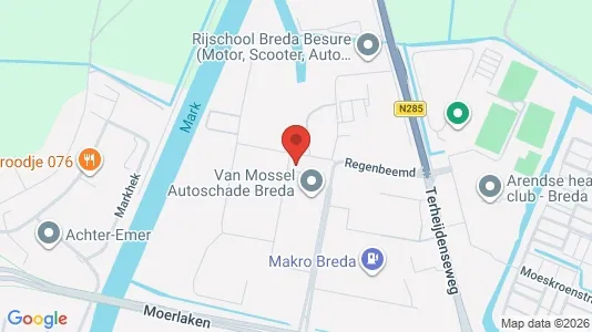 Kantorruimte for sale i Breda - kort over placeringen