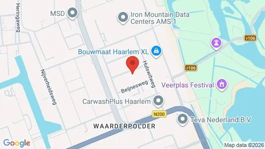 Bedrijfsruimtes for rent i Haarlem - kort over placeringen