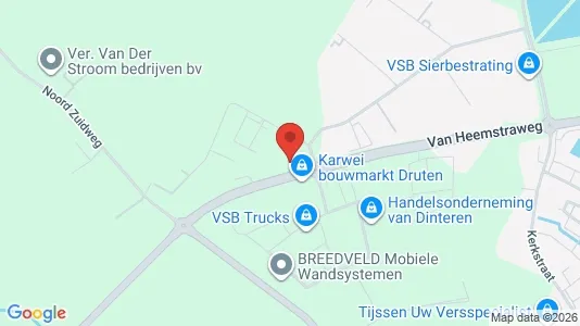 Bedrijfsruimtes for rent i Druten - kort over placeringen