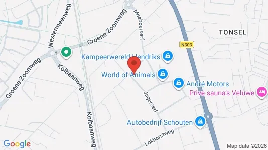 Kantorruimte for rent i Ermelo - kort over placeringen