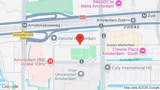 Kantorruimte for rent i Amsterdam Zuideramstel - kort over placeringen