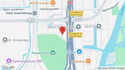 Kantorruimte for rent i Amsterdam Slotervaart - kort over placeringen