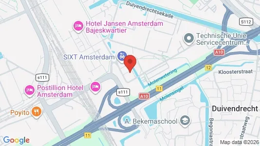 Kantorruimte for rent i Amsterdam Westpoort - kort over placeringen