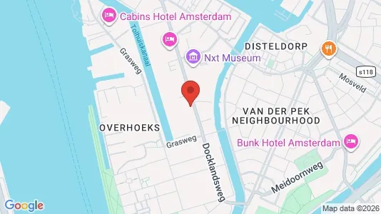 Kantorruimte for rent i Amsterdam Noord - kort over placeringen