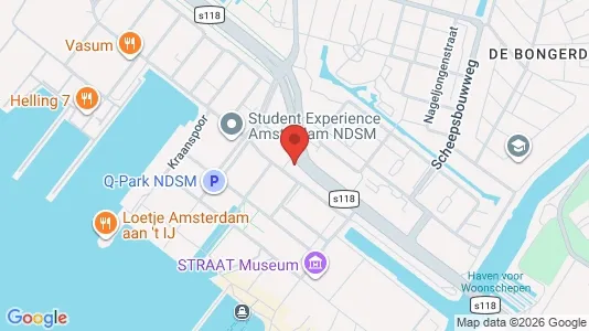 Kantorruimte for rent i Amsterdam Noord - kort over placeringen